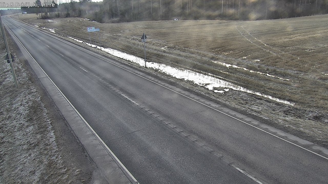 Kelikamerat Kuva Tie 8 Pyhäjoki, Viirre, Pyhäjoki, Pohjois-Pohjanmaa