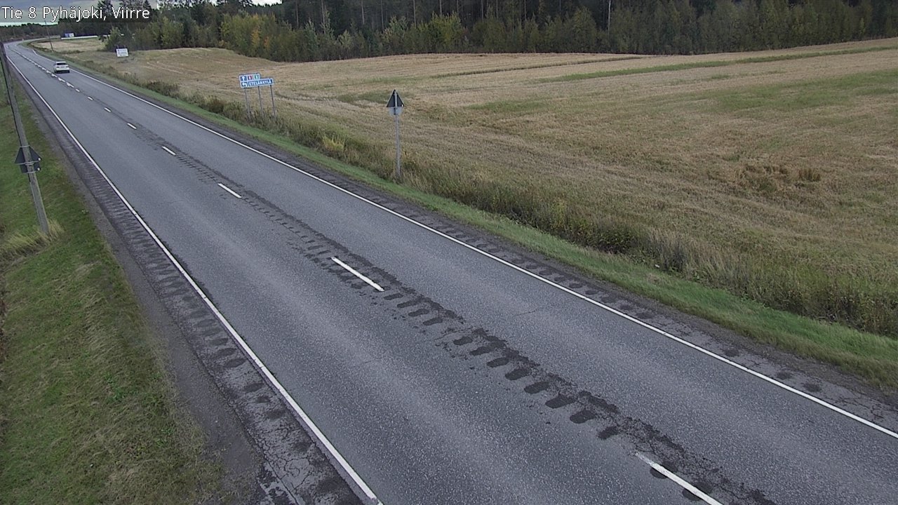 Kelikamerat Kuva Tie 8 Pyhäjoki, Viirre, Pyhäjoki, Pohjois-Pohjanmaa