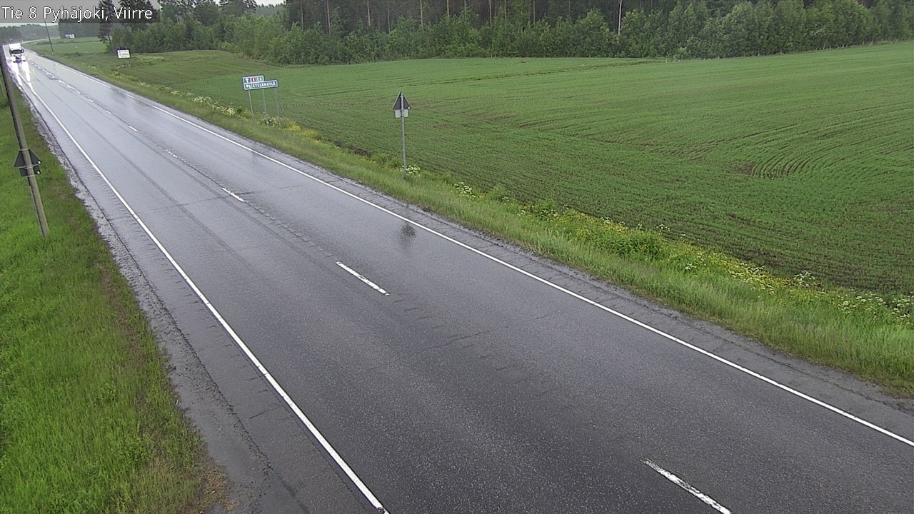 Kelikamerat Kuva Tie 8 Pyhäjoki, Viirre, Pyhäjoki, Pohjois-Pohjanmaa
