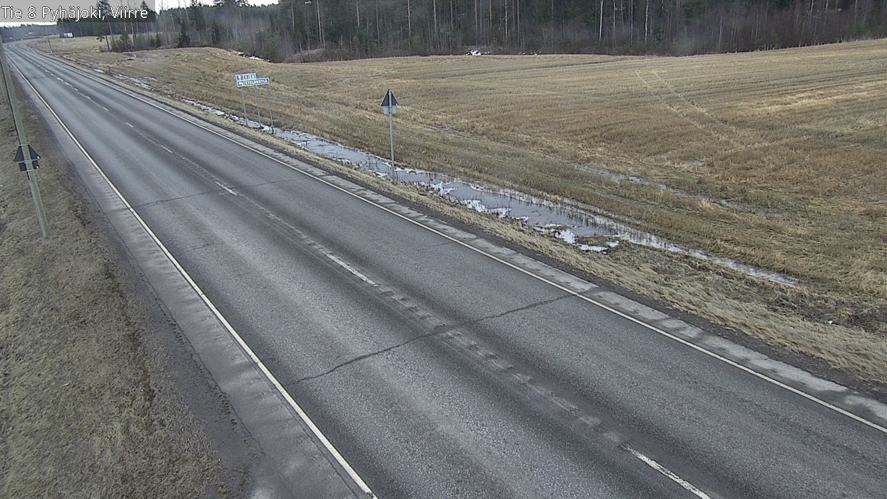 Kelikamerat Kuva Tie 8 Pyhäjoki, Viirre, Pyhäjoki, Pohjois-Pohjanmaa