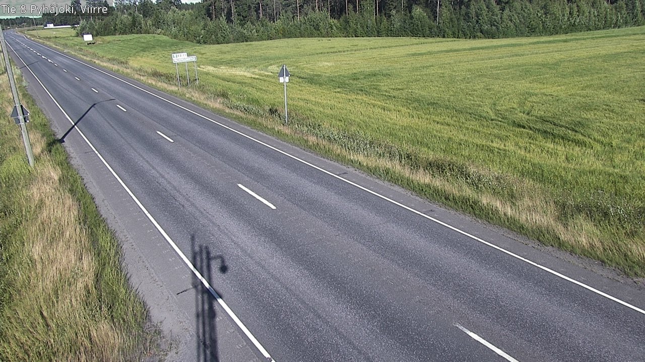 Kelikamerat Kuva Tie 8 Pyhäjoki, Viirre, Pyhäjoki, Pohjois-Pohjanmaa