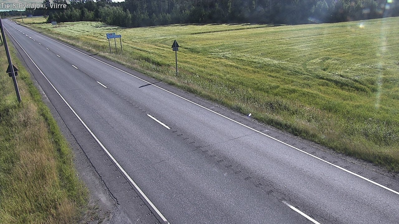 Kelikamerat Kuva Tie 8 Pyhäjoki, Viirre, Pyhäjoki, Pohjois-Pohjanmaa