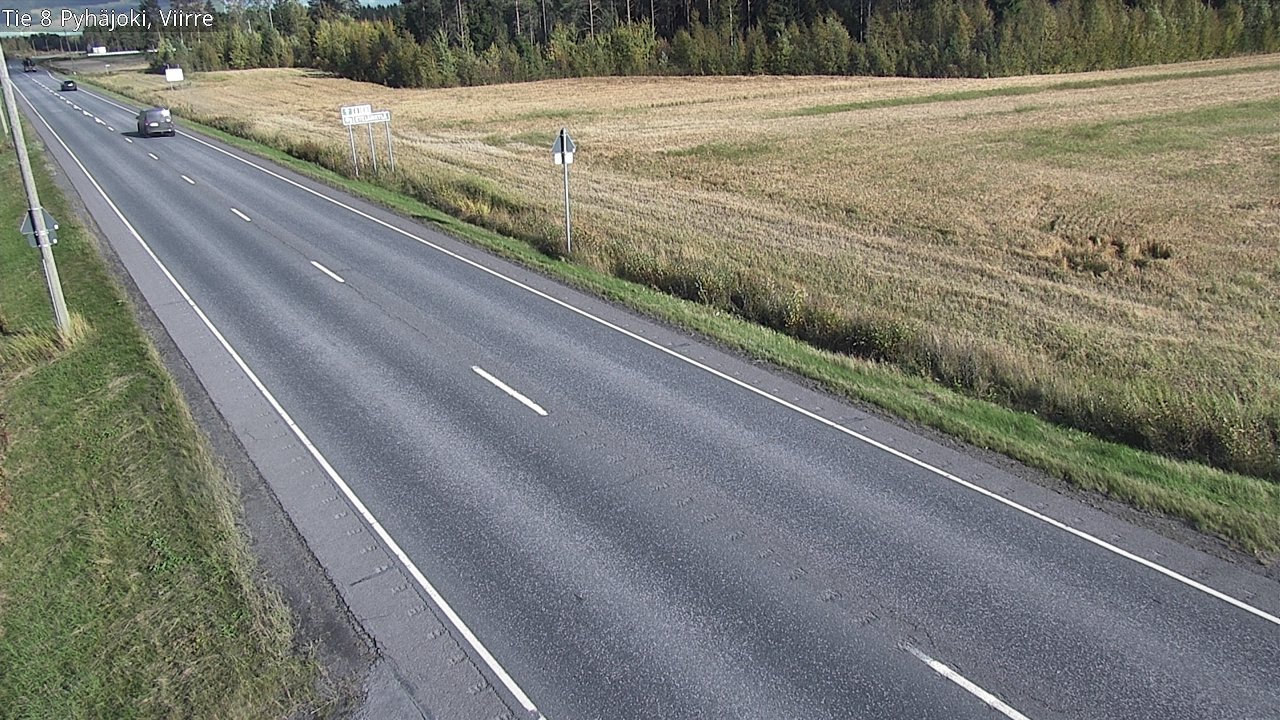 Kelikamerat Kuva Tie 8 Pyhäjoki, Viirre, Pyhäjoki, Pohjois-Pohjanmaa