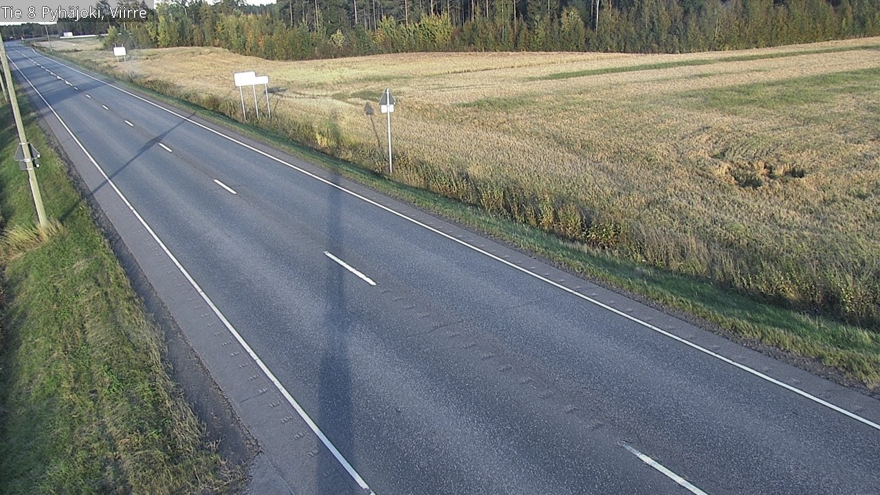 Kelikamerat Kuva Tie 8 Pyhäjoki, Viirre, Pyhäjoki, Pohjois-Pohjanmaa