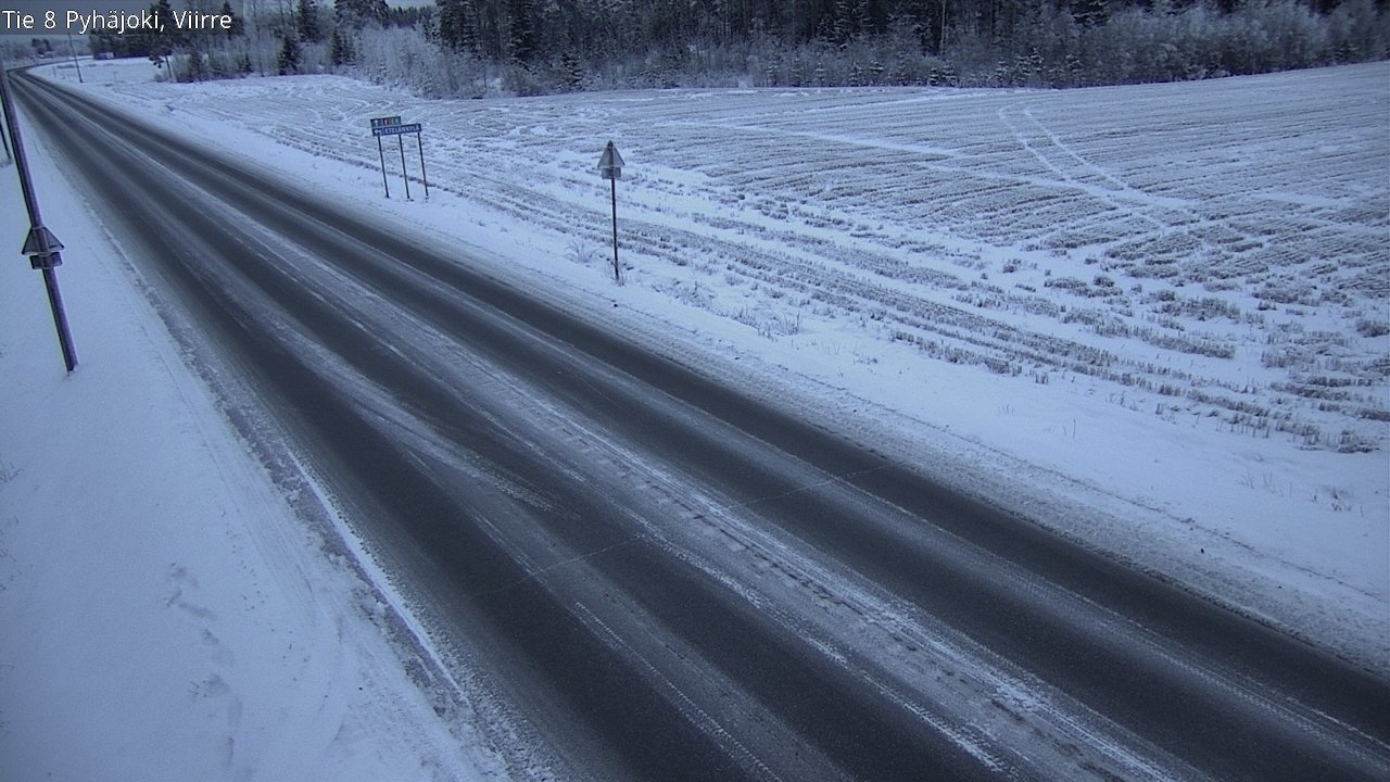 Kelikamerat Kuva Tie 8 Pyhäjoki, Viirre, Pyhäjoki, Pohjois-Pohjanmaa