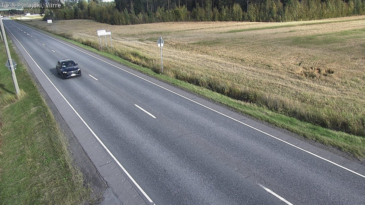 Kelikamerat Kuva Tie 8 Pyhäjoki, Viirre, Pyhäjoki, Pohjois-Pohjanmaa