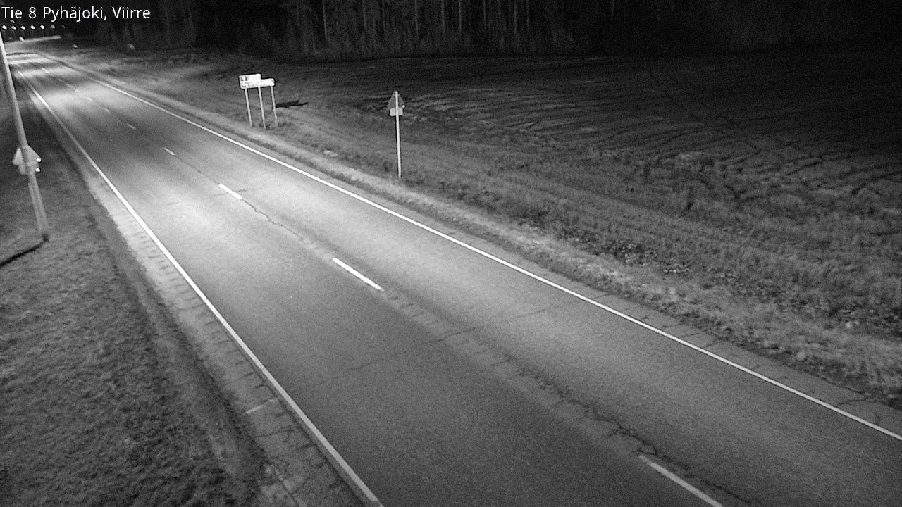 Kelikamerat Kuva Tie 8 Pyhäjoki, Viirre, Pyhäjoki, Pohjois-Pohjanmaa