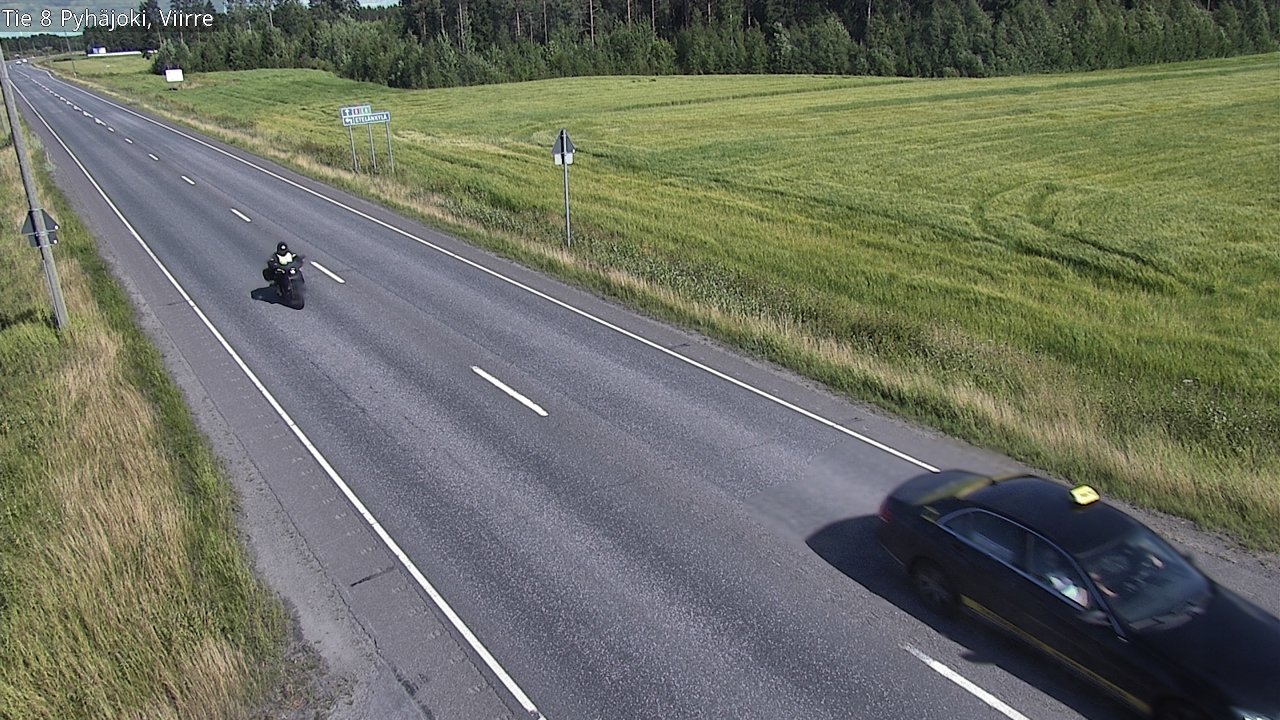 Kelikamerat Kuva Tie 8 Pyhäjoki, Viirre, Pyhäjoki, Pohjois-Pohjanmaa