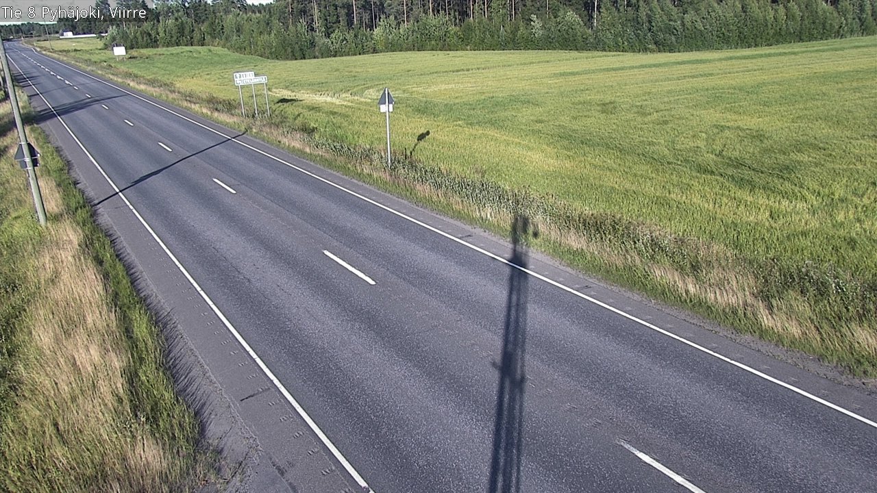 Kelikamerat Kuva Tie 8 Pyhäjoki, Viirre, Pyhäjoki, Pohjois-Pohjanmaa