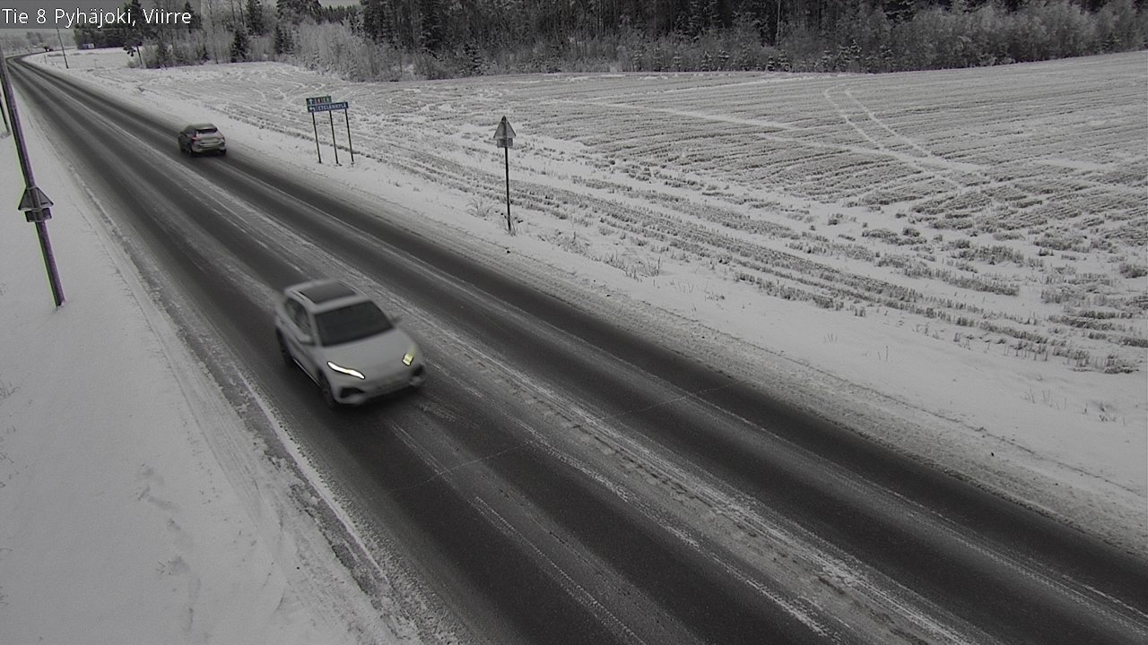 Kelikamerat Kuva Tie 8 Pyhäjoki, Viirre, Pyhäjoki, Pohjois-Pohjanmaa