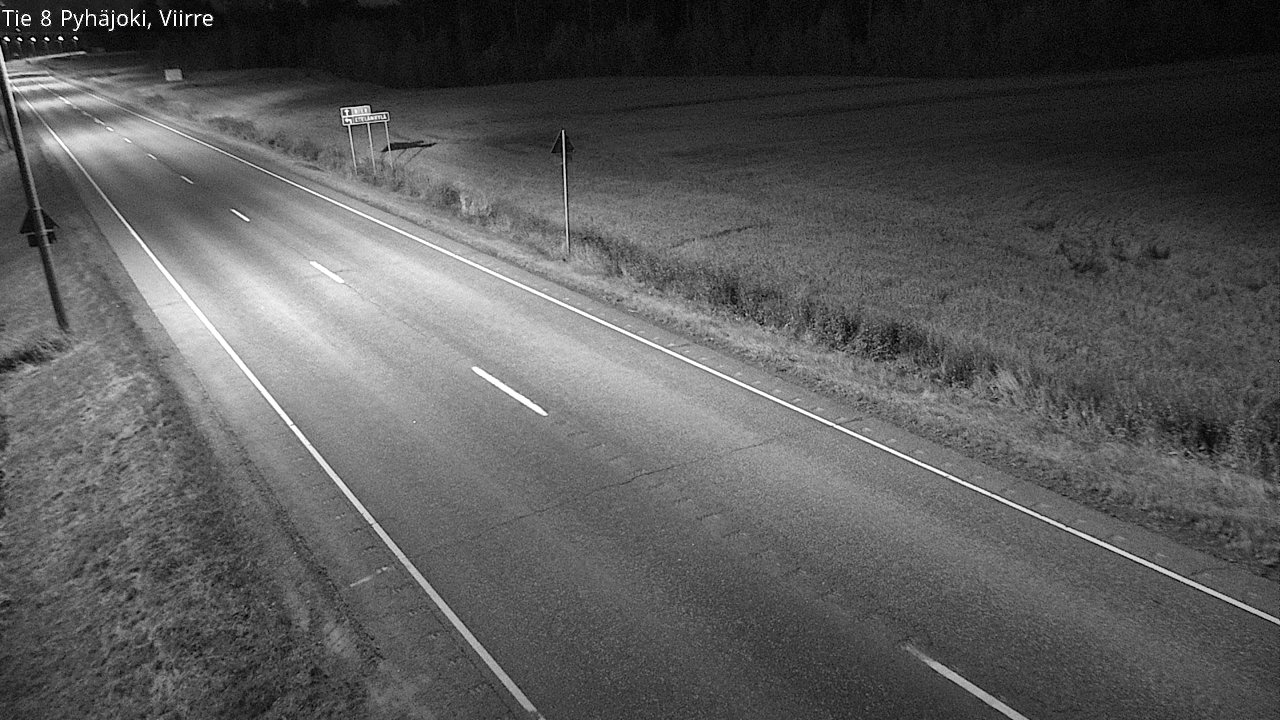Kelikamerat Kuva Tie 8 Pyhäjoki, Viirre, Pyhäjoki, Pohjois-Pohjanmaa