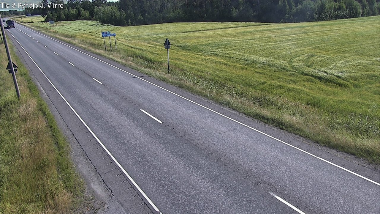 Kelikamerat Kuva Tie 8 Pyhäjoki, Viirre, Pyhäjoki, Pohjois-Pohjanmaa