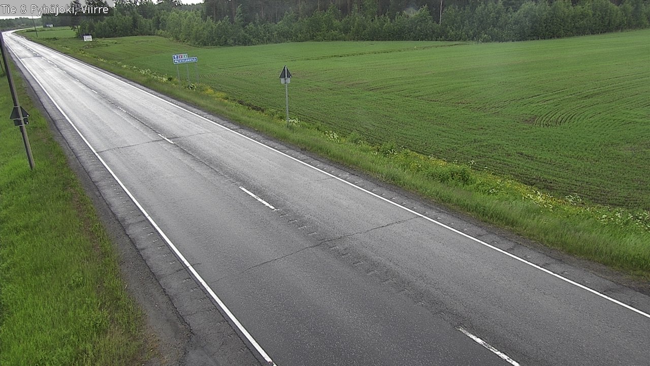 Kelikamerat Kuva Tie 8 Pyhäjoki, Viirre, Pyhäjoki, Pohjois-Pohjanmaa