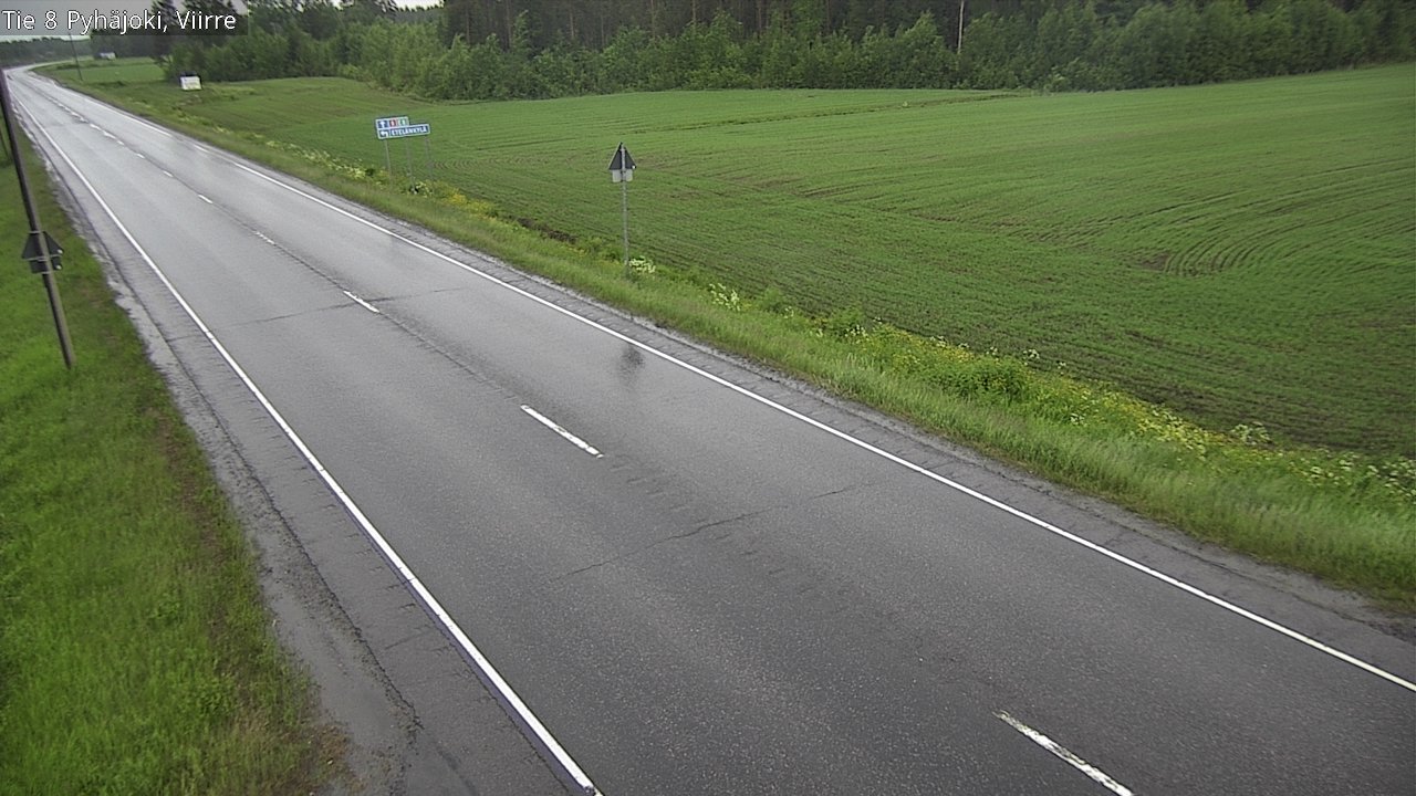 Kelikamerat Kuva Tie 8 Pyhäjoki, Viirre, Pyhäjoki, Pohjois-Pohjanmaa