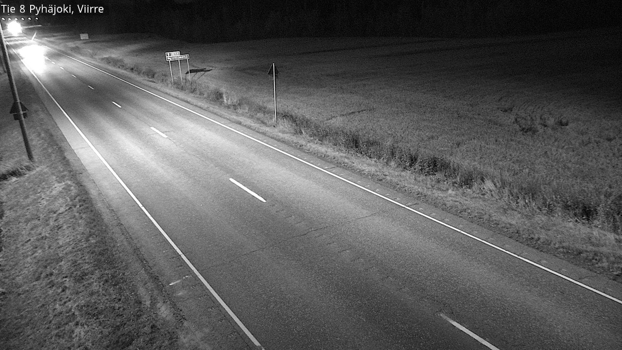Kelikamerat Kuva Tie 8 Pyhäjoki, Viirre, Pyhäjoki, Pohjois-Pohjanmaa