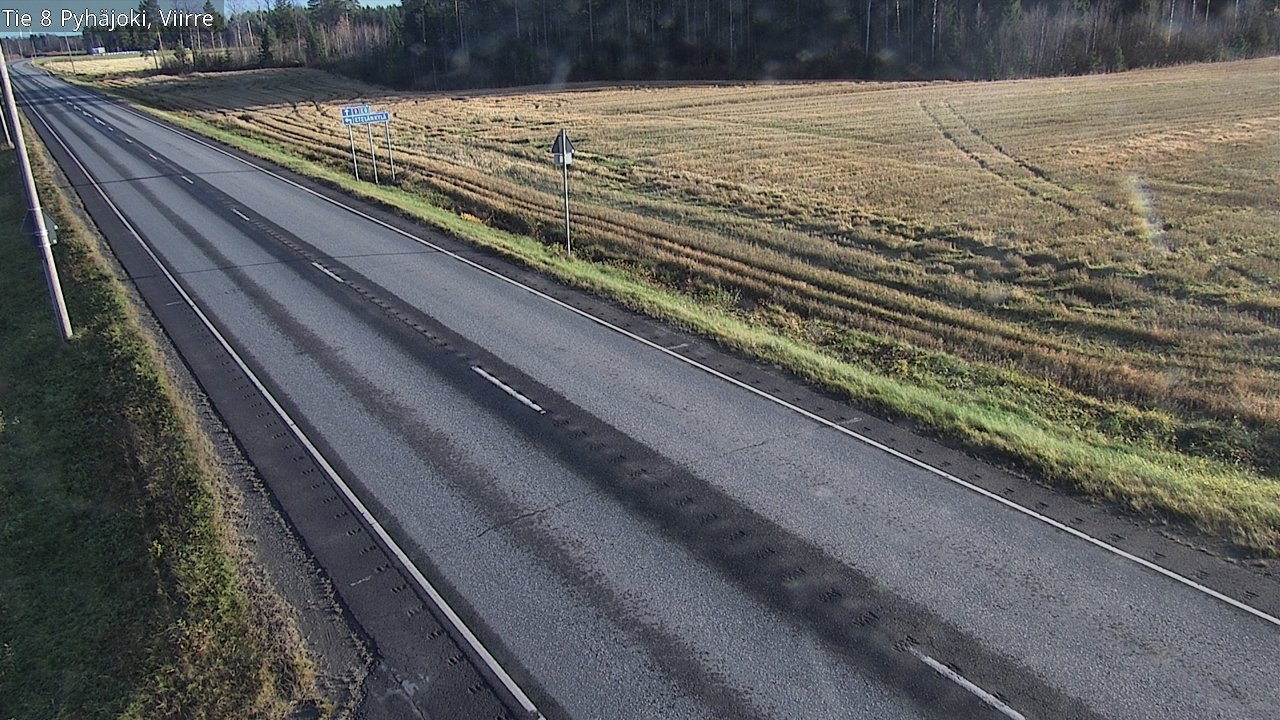 Kelikamerat Kuva Tie 8 Pyhäjoki, Viirre, Pyhäjoki, Pohjois-Pohjanmaa