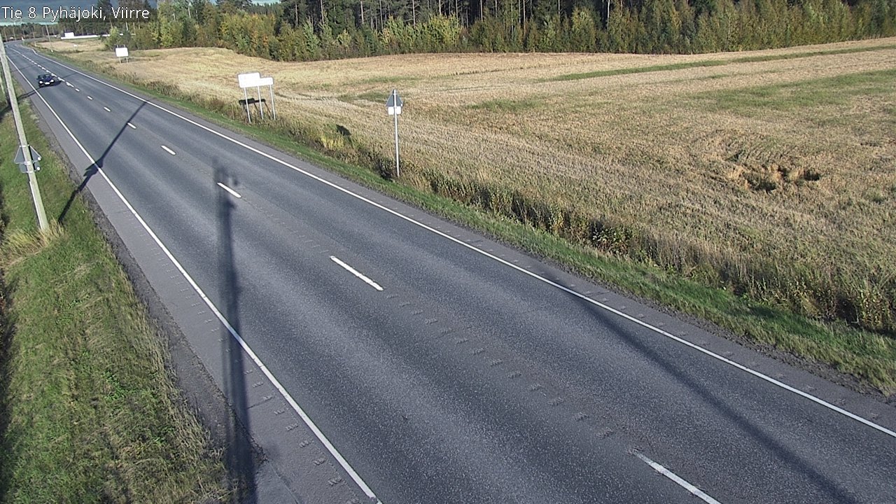 Kelikamerat Kuva Tie 8 Pyhäjoki, Viirre, Pyhäjoki, Pohjois-Pohjanmaa