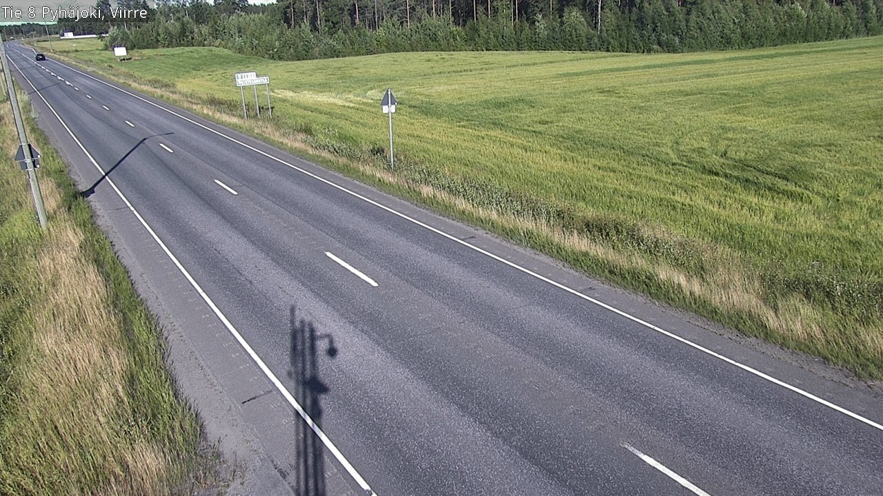 Kelikamerat Kuva Tie 8 Pyhäjoki, Viirre, Pyhäjoki, Pohjois-Pohjanmaa
