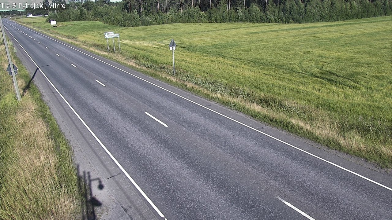 Kelikamerat Kuva Tie 8 Pyhäjoki, Viirre, Pyhäjoki, Pohjois-Pohjanmaa