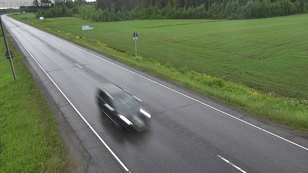 Kelikamerat Kuva Tie 8 Pyhäjoki, Viirre, Pyhäjoki, Pohjois-Pohjanmaa