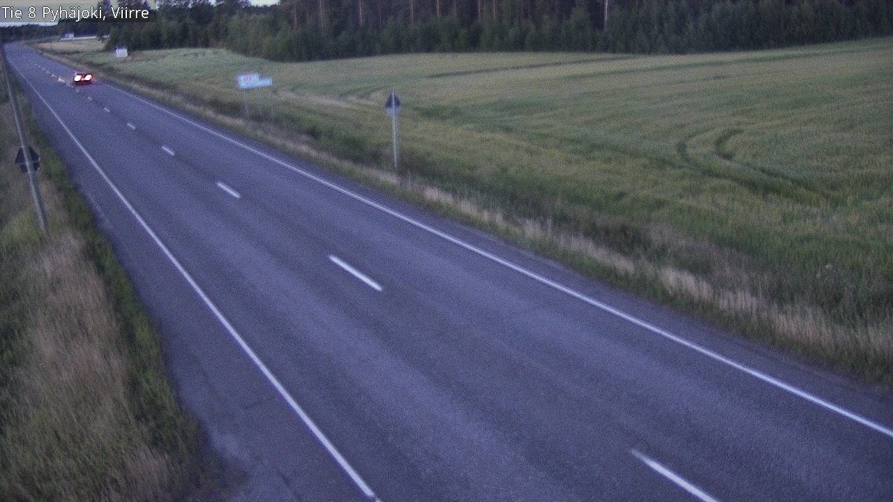 Kelikamerat Kuva Tie 8 Pyhäjoki, Viirre, Pyhäjoki, Pohjois-Pohjanmaa