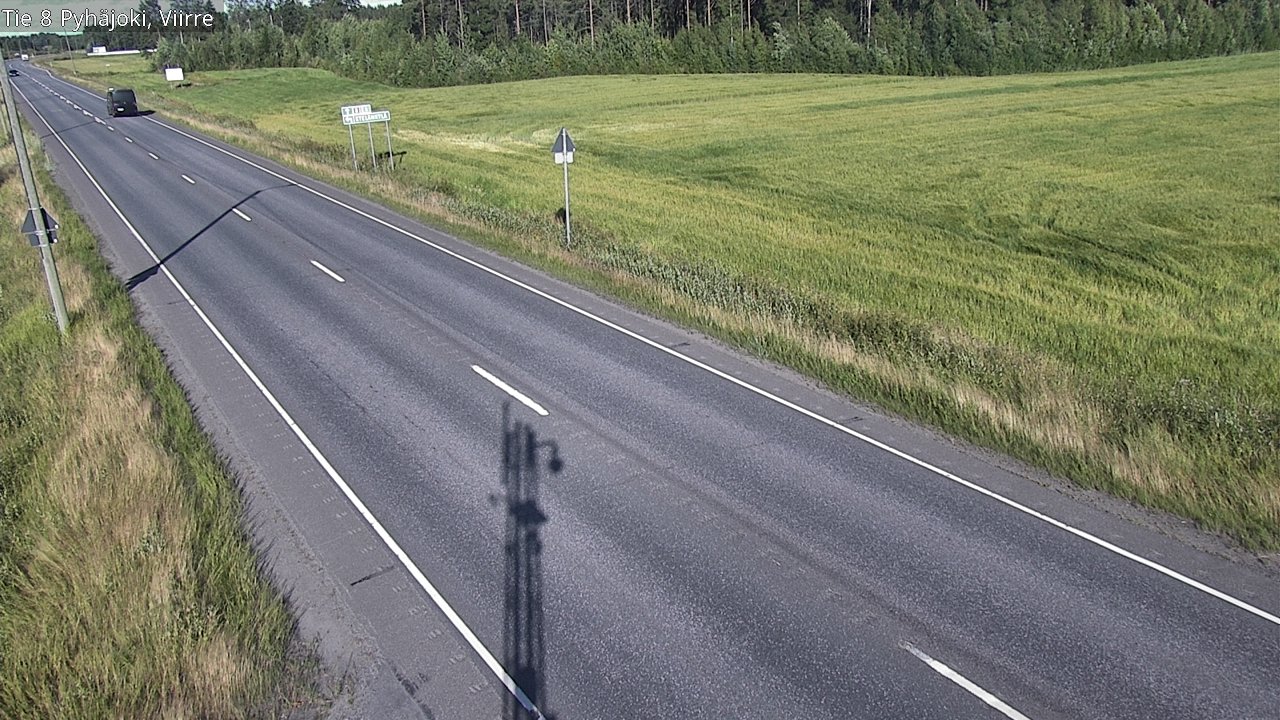 Kelikamerat Kuva Tie 8 Pyhäjoki, Viirre, Pyhäjoki, Pohjois-Pohjanmaa