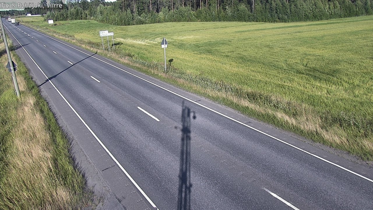 Kelikamerat Kuva Tie 8 Pyhäjoki, Viirre, Pyhäjoki, Pohjois-Pohjanmaa