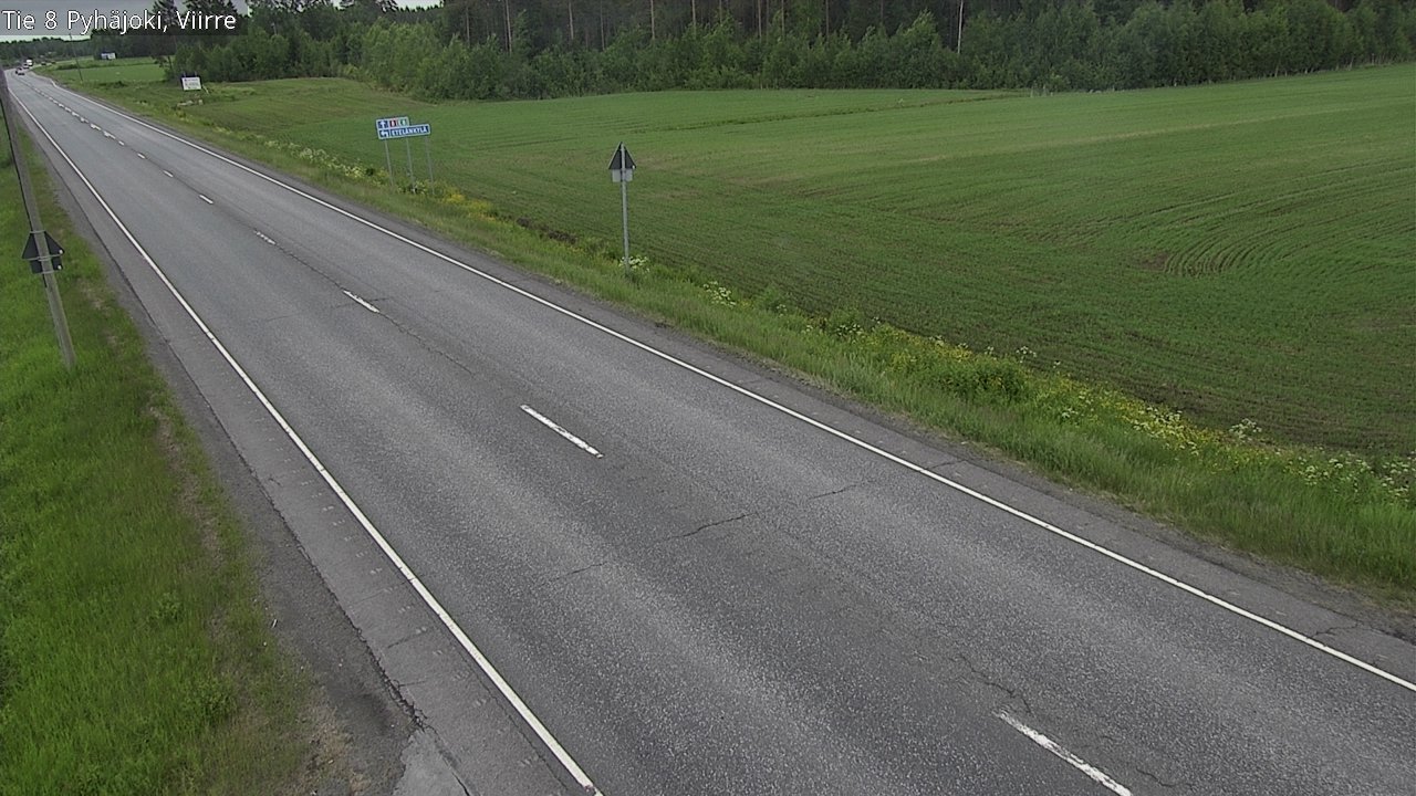 Kelikamerat Kuva Tie 8 Pyhäjoki, Viirre, Pyhäjoki, Pohjois-Pohjanmaa