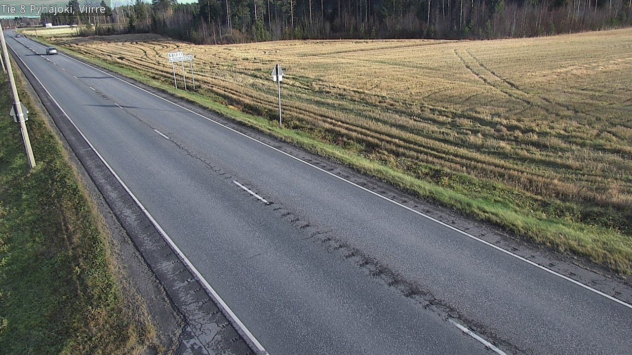 Kelikamerat Kuva Tie 8 Pyhäjoki, Viirre, Pyhäjoki, Pohjois-Pohjanmaa