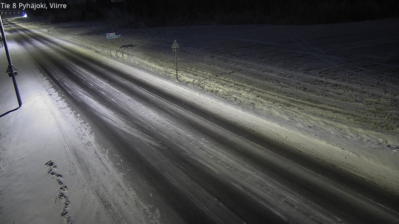 Kelikamerat Kuva Tie 8 Pyhäjoki, Viirre, Pyhäjoki, Pohjois-Pohjanmaa