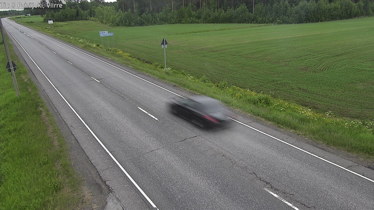 Kelikamerat Kuva Tie 8 Pyhäjoki, Viirre, Pyhäjoki, Pohjois-Pohjanmaa