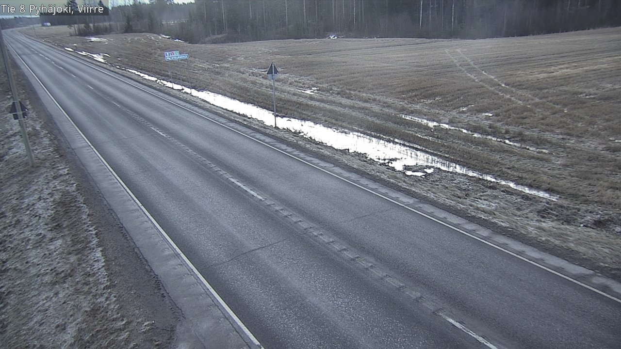 Kelikamerat Kuva Tie 8 Pyhäjoki, Viirre, Pyhäjoki, Pohjois-Pohjanmaa