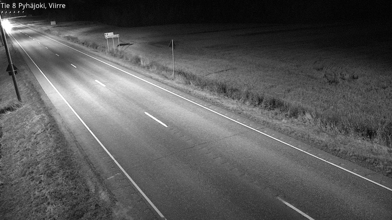 Kelikamerat Kuva Tie 8 Pyhäjoki, Viirre, Pyhäjoki, Pohjois-Pohjanmaa