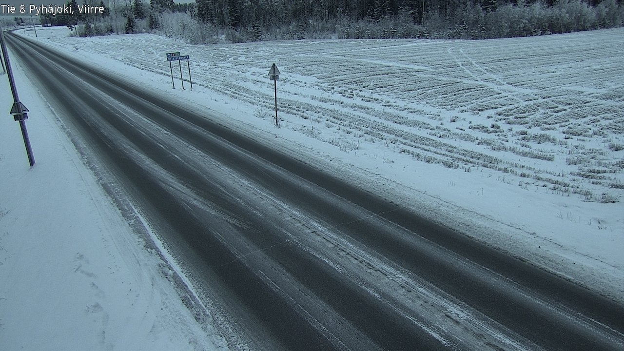 Kelikamerat Kuva Tie 8 Pyhäjoki, Viirre, Pyhäjoki, Pohjois-Pohjanmaa