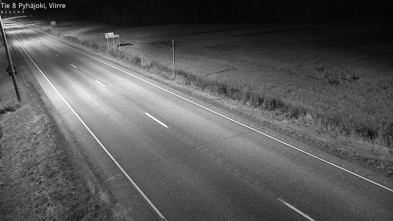 Kelikamerat Kuva Tie 8 Pyhäjoki, Viirre, Pyhäjoki, Pohjois-Pohjanmaa