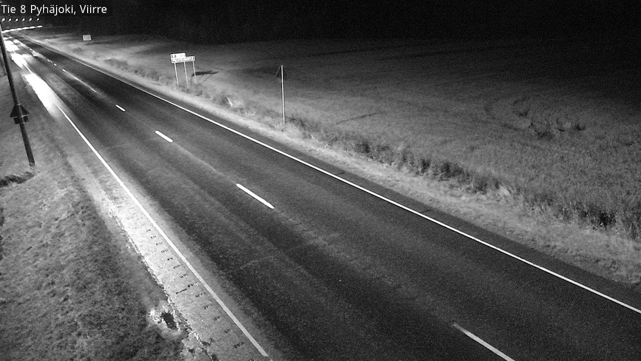 Kelikamerat Kuva Tie 8 Pyhäjoki, Viirre, Pyhäjoki, Pohjois-Pohjanmaa