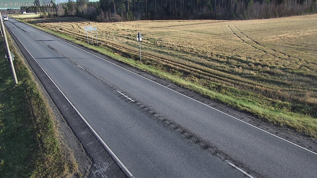 Kelikamerat Kuva Tie 8 Pyhäjoki, Viirre, Pyhäjoki, Pohjois-Pohjanmaa