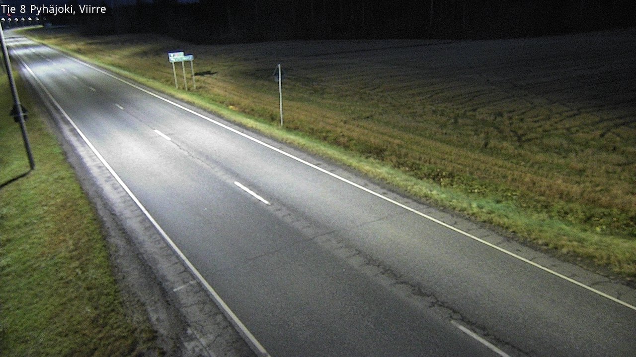 Kelikamerat Kuva Tie 8 Pyhäjoki, Viirre, Pyhäjoki, Pohjois-Pohjanmaa