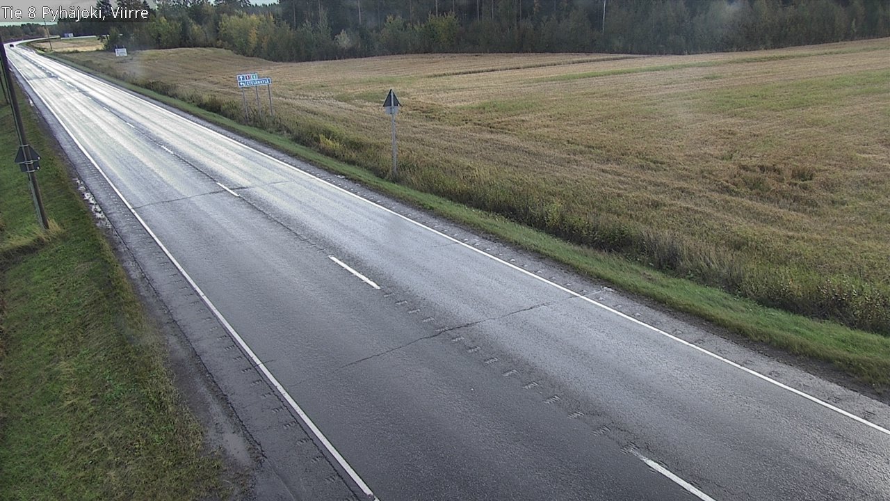 Kelikamerat Kuva Tie 8 Pyhäjoki, Viirre, Pyhäjoki, Pohjois-Pohjanmaa