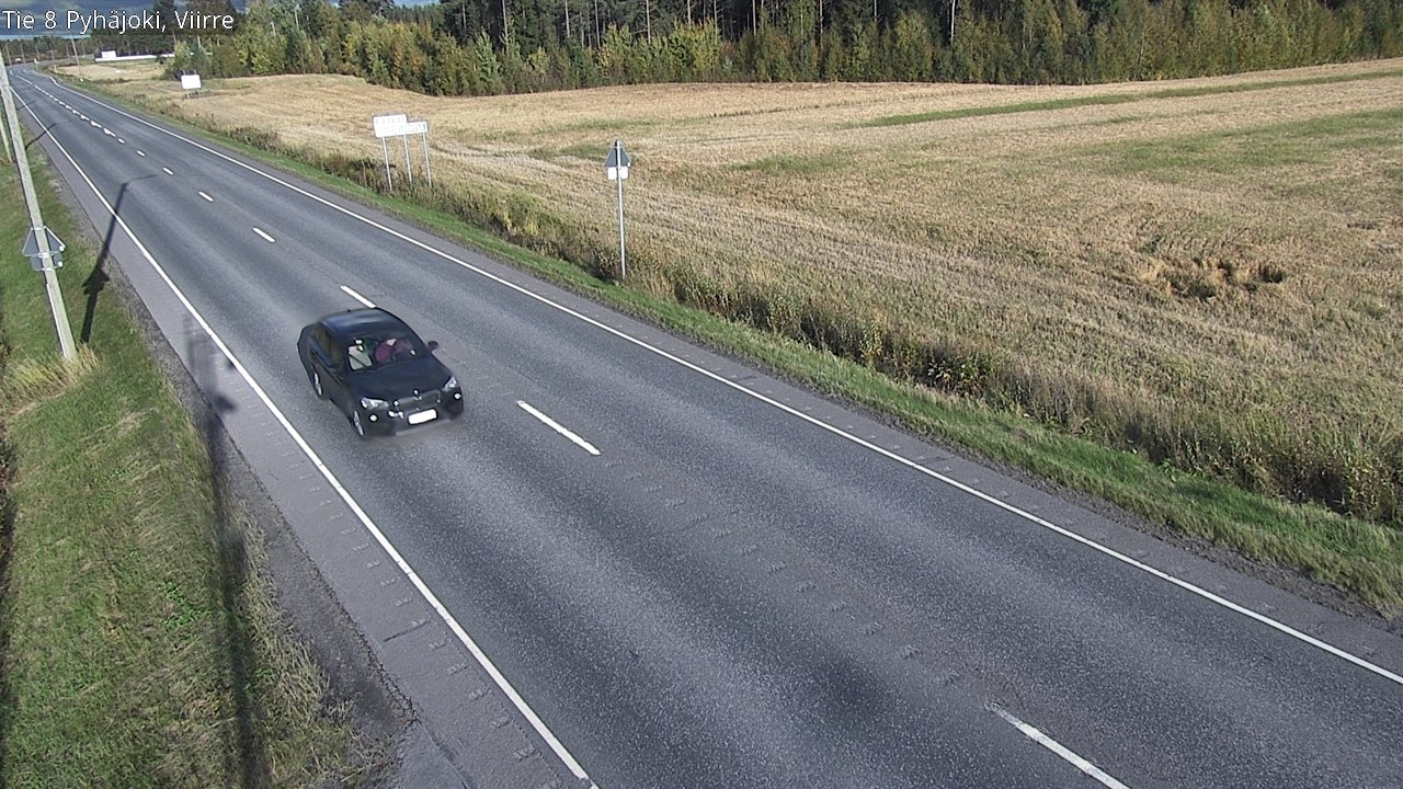 Kelikamerat Kuva Tie 8 Pyhäjoki, Viirre, Pyhäjoki, Pohjois-Pohjanmaa