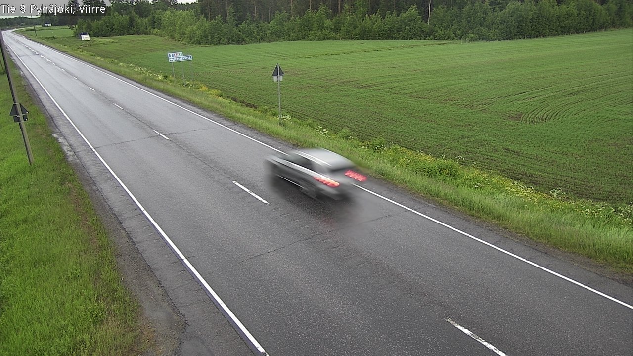 Kelikamerat Kuva Tie 8 Pyhäjoki, Viirre, Pyhäjoki, Pohjois-Pohjanmaa