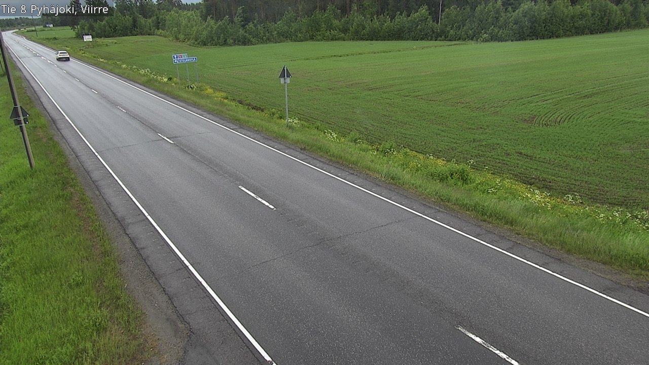 Kelikamerat Kuva Tie 8 Pyhäjoki, Viirre, Pyhäjoki, Pohjois-Pohjanmaa