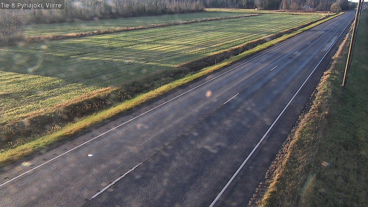 Kelikamerat Kuva Tie 8 Pyhäjoki, Viirre, Pyhäjoki, Pohjois-Pohjanmaa