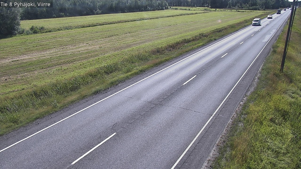 Kelikamerat Kuva Tie 8 Pyhäjoki, Viirre, Pyhäjoki, Pohjois-Pohjanmaa