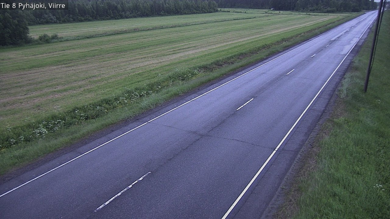 Kelikamerat Kuva Tie 8 Pyhäjoki, Viirre, Pyhäjoki, Pohjois-Pohjanmaa