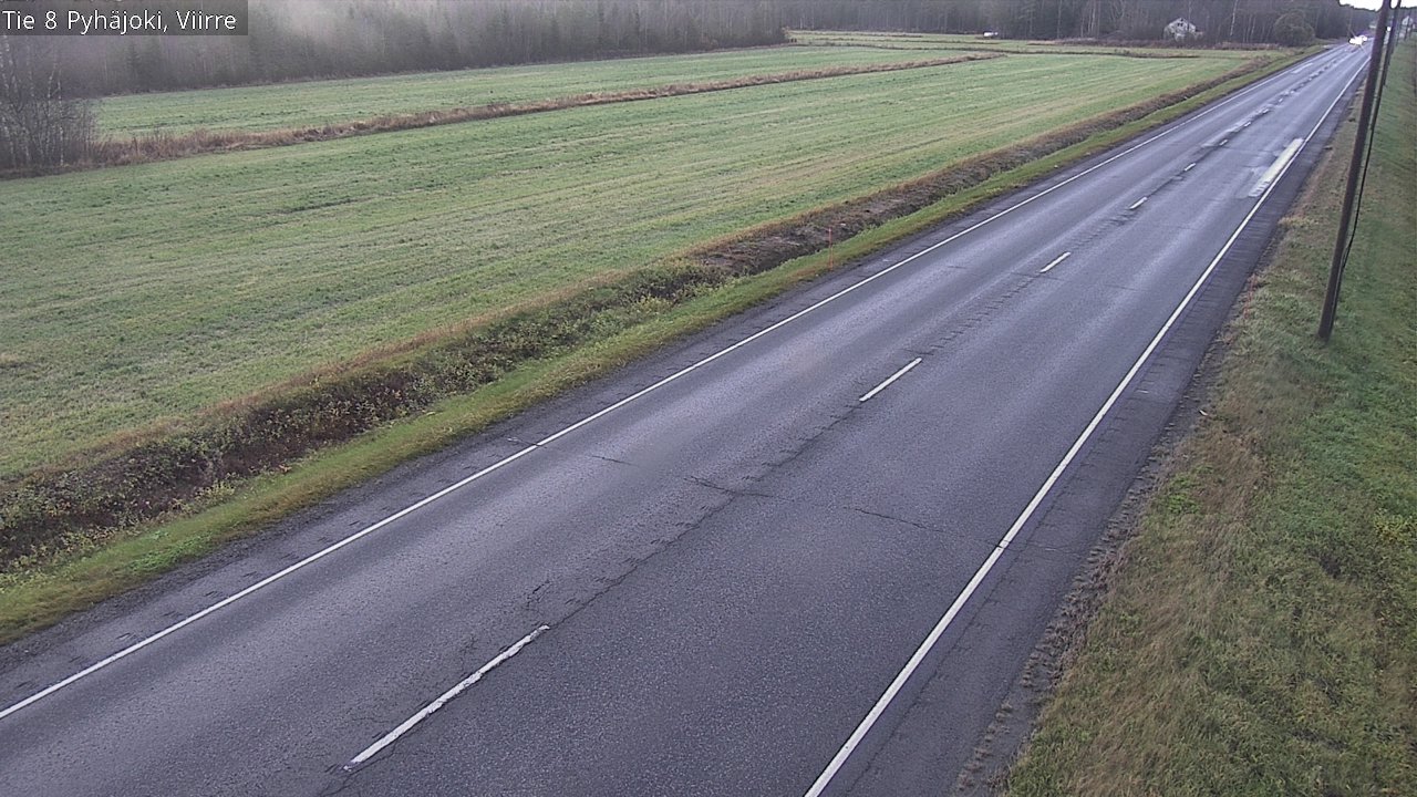 Kelikamerat Kuva Tie 8 Pyhäjoki, Viirre, Pyhäjoki, Pohjois-Pohjanmaa