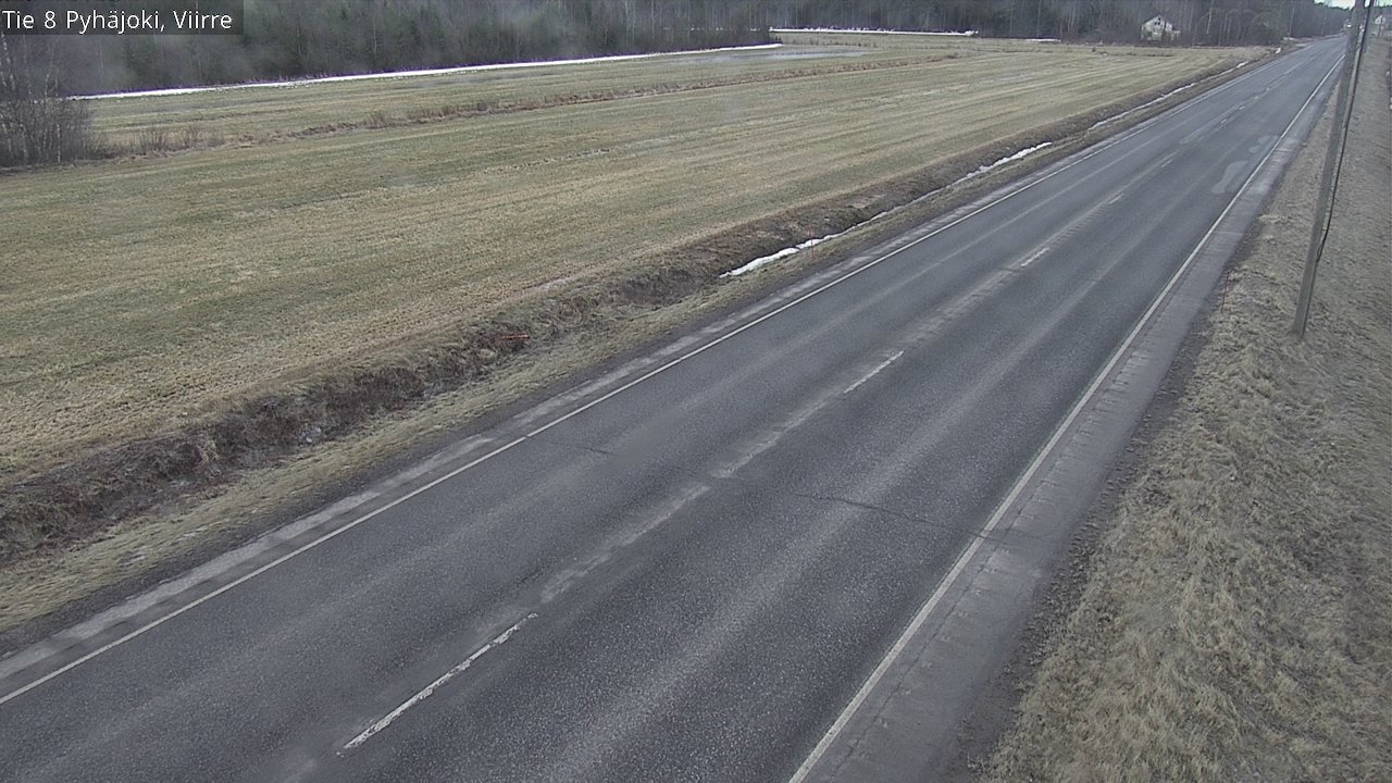 Kelikamerat Kuva Tie 8 Pyhäjoki, Viirre, Pyhäjoki, Pohjois-Pohjanmaa
