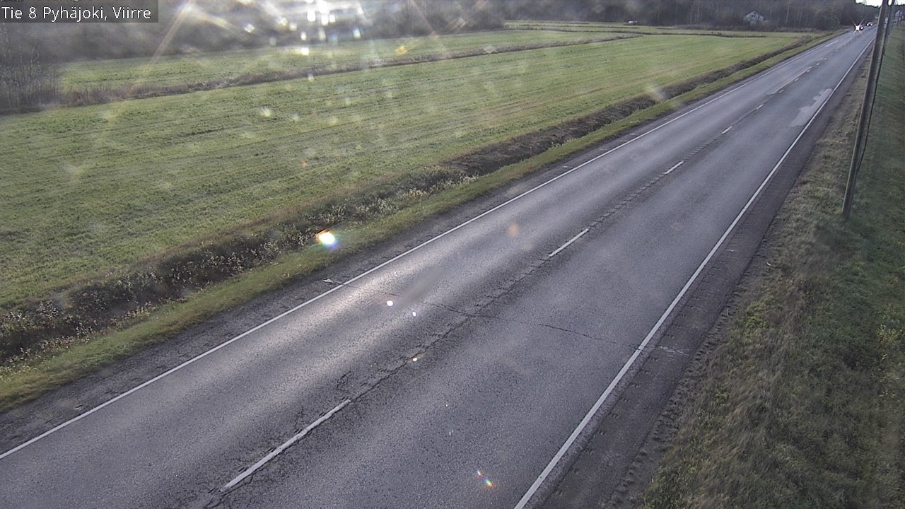 Kelikamerat Kuva Tie 8 Pyhäjoki, Viirre, Pyhäjoki, Pohjois-Pohjanmaa