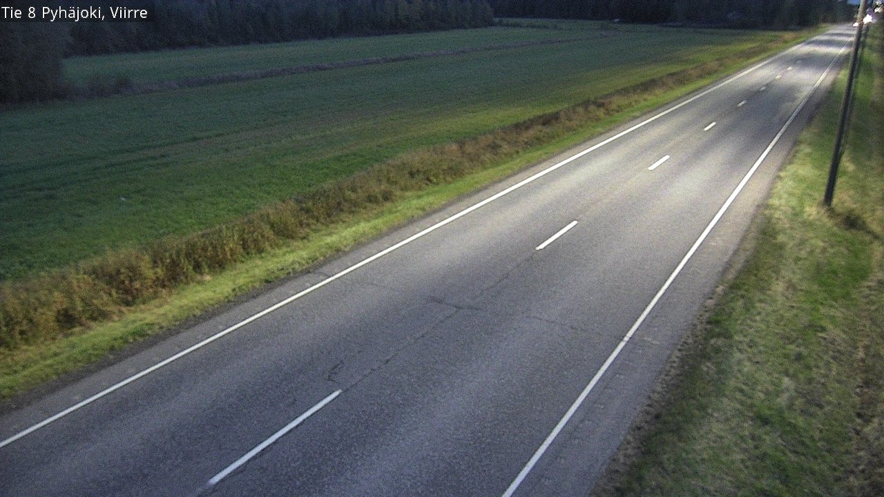 Kelikamerat Kuva Tie 8 Pyhäjoki, Viirre, Pyhäjoki, Pohjois-Pohjanmaa