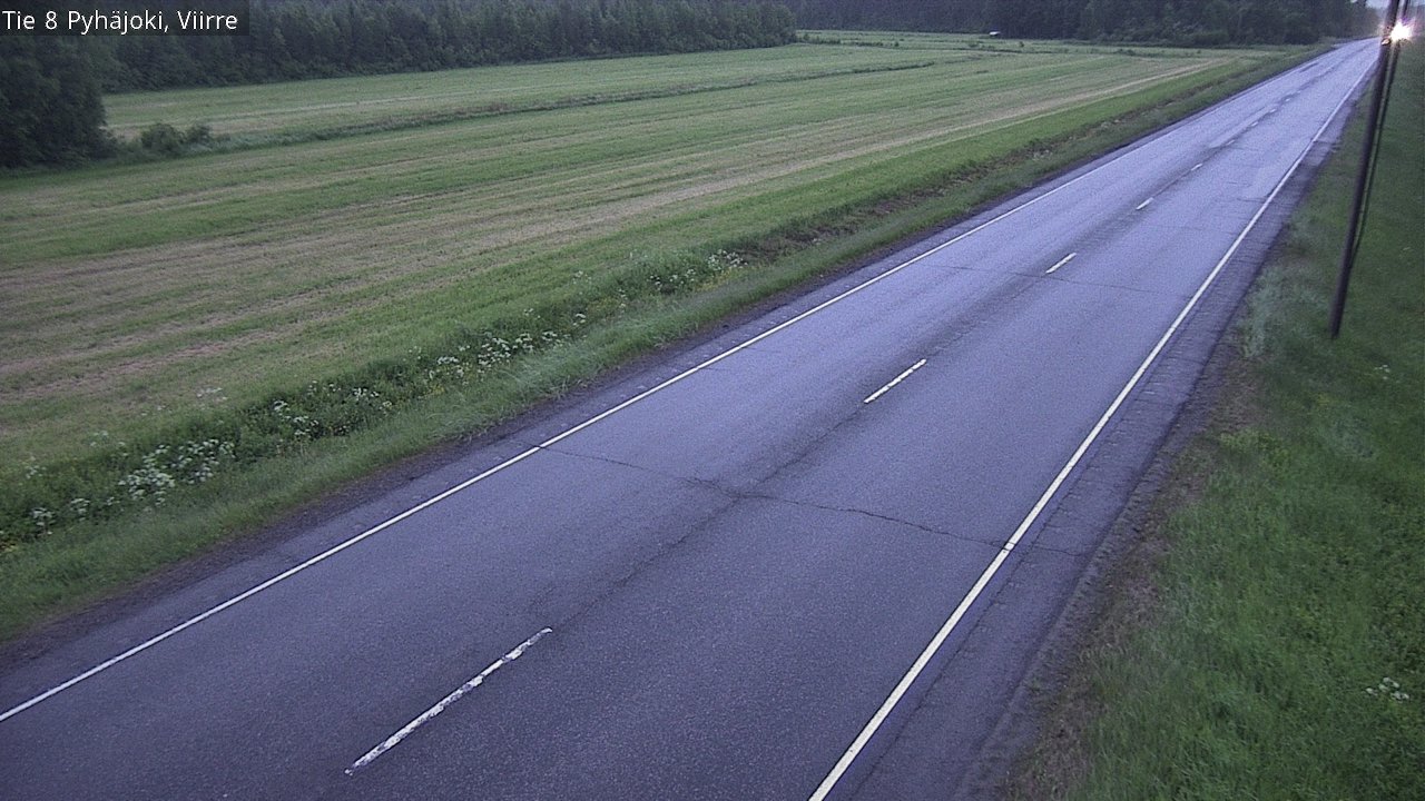 Kelikamerat Kuva Tie 8 Pyhäjoki, Viirre, Pyhäjoki, Pohjois-Pohjanmaa